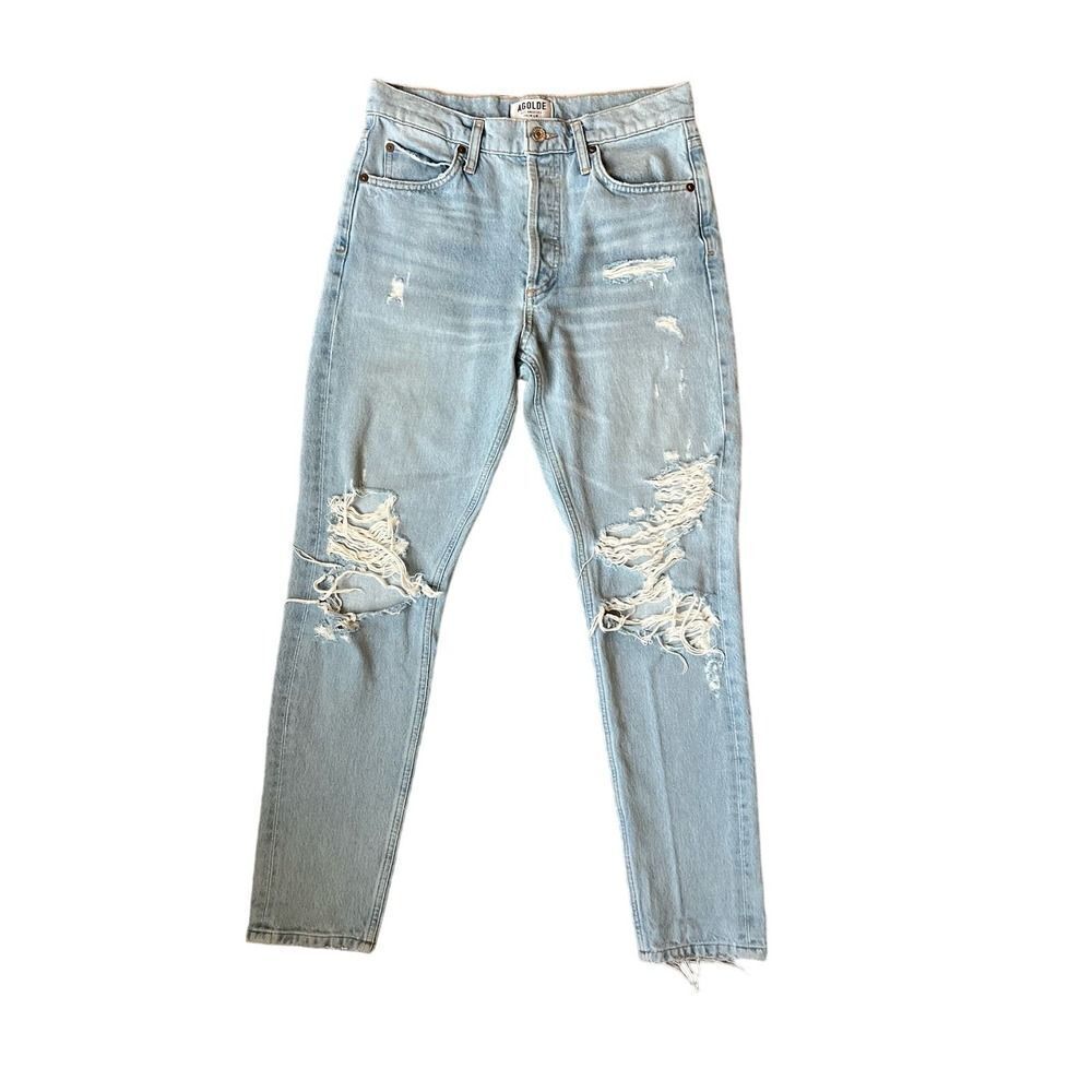 AGOLDE Jamie High Rise Classic Jeans
Distressed Ever More Light Wash Size 26 - Picture 10 of 10